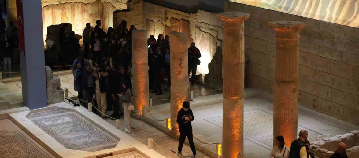 Zeugma Mozaik Müzesi’nde bayram yoğunluğu