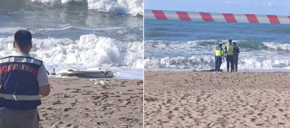 Bartın plajında silahlı insansız hava aracı belirlendi