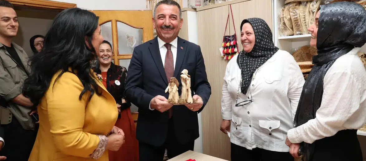 Vali Hacıbektaşoğlu kadın kooperatifi açılışına katıldı