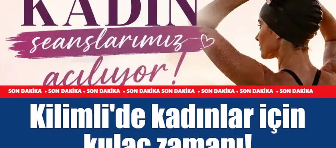 Kilimli'de kadınlara özel yüzme seansları başlıyor