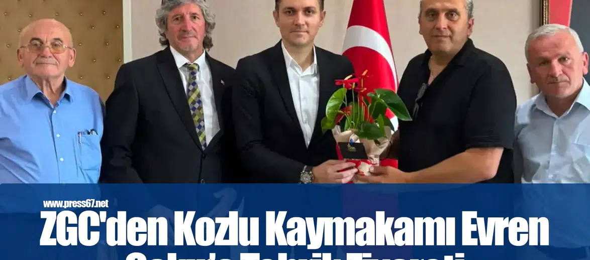 ZGC'den Kozlu Kaymakamı Evren Çakır’a Tebrik Ziyareti