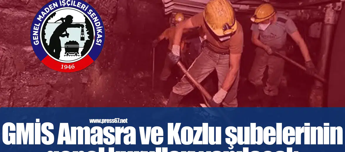 GMİS Amasra ve Kozlu şubelerinin genel kurulları yapılacak