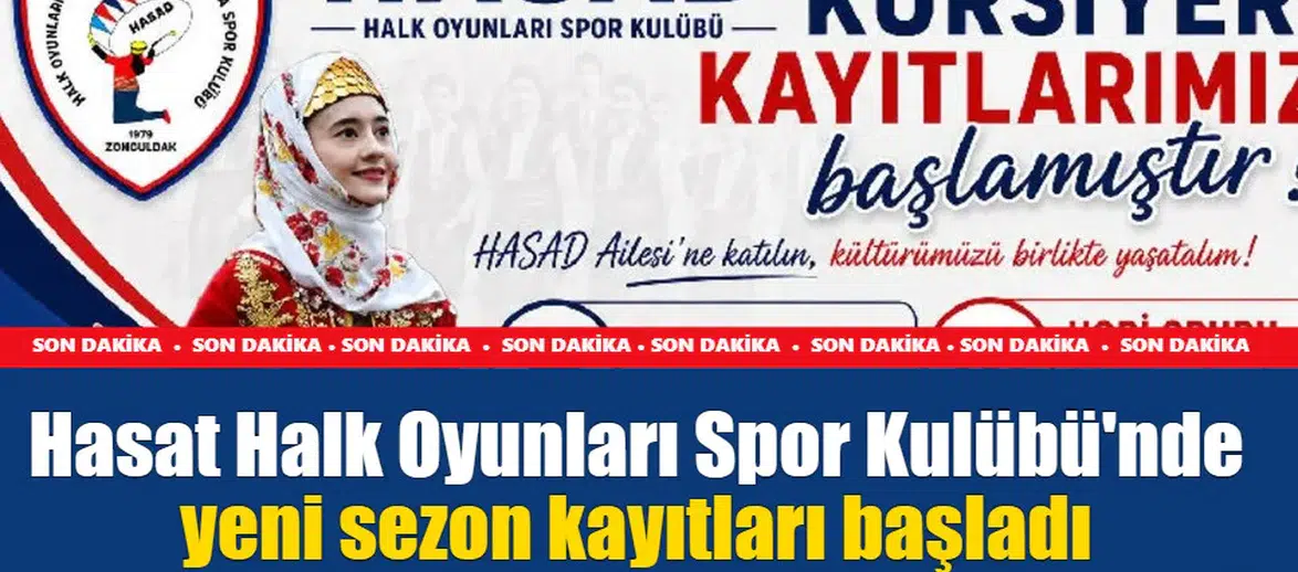 Hasat Halk Oyunları Spor Kulübü'nde yeni sezon kayıtları başladı