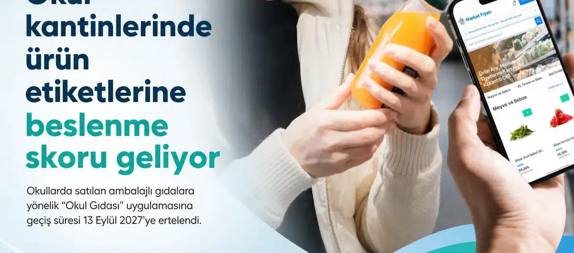Okul kantinlerinde beslenme skoru uygulaması 2027'ye ertelendi