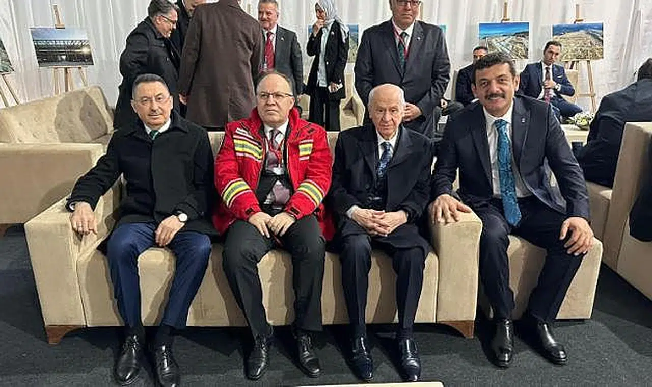 Fuat Oktay ve Devlet Bahçeli Zonguldak'ta