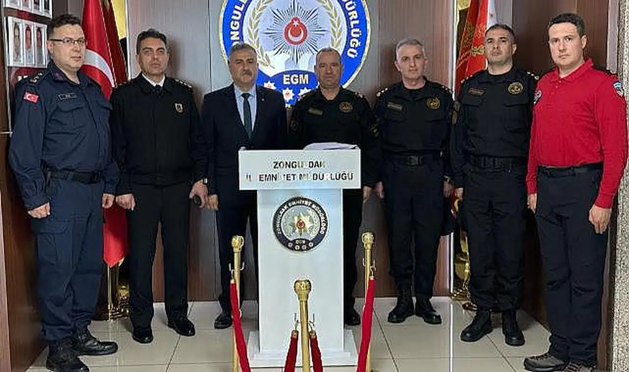 Zonguldak Emniyeti'ne özel misafir!