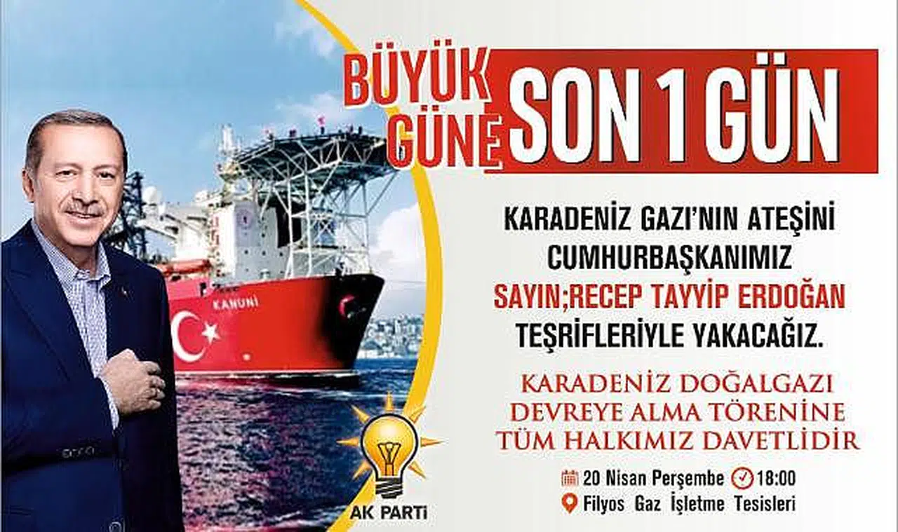 Zonguldaklılar Karadeniz Gazı'nı yakından görmek için akın edecek