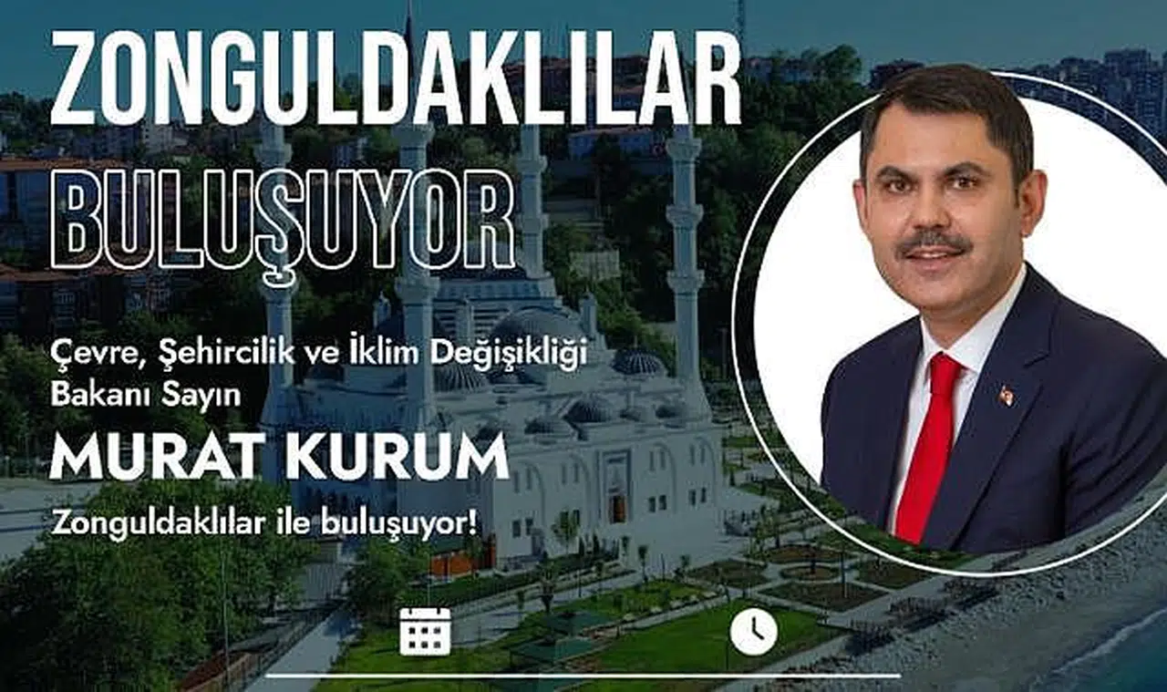 Bakan Kurum Zonguldaklılar ile buluşacak