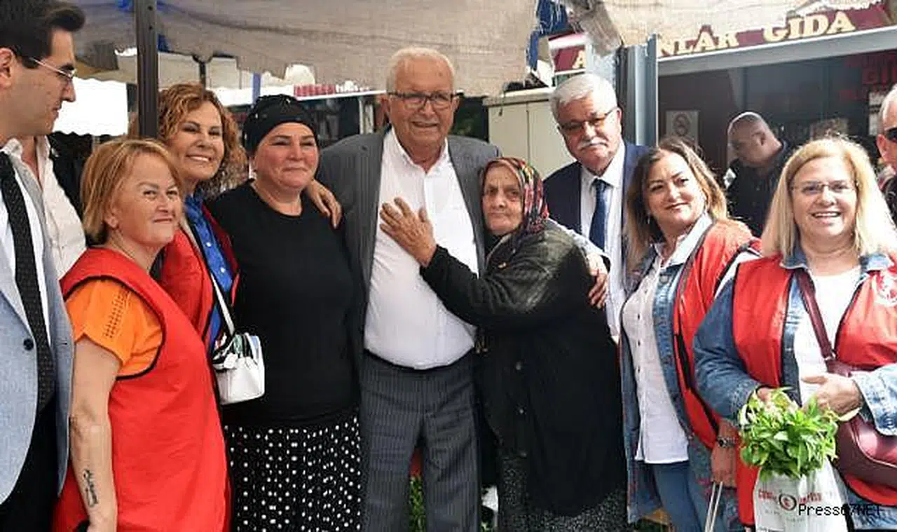 Başkan Posbıyık, çarşı-pazar geziyor, Kılıçdaroğlu'na destek istiyor