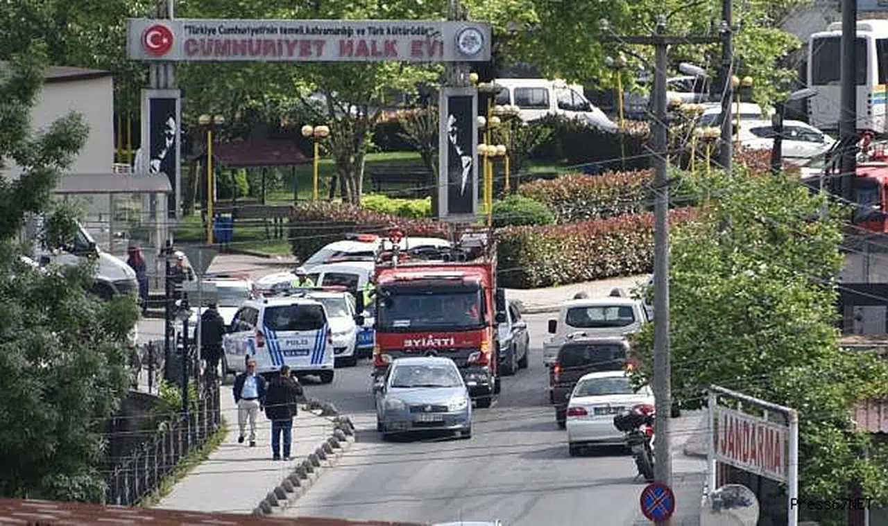 Cezaevinde yangın tatbikatı!