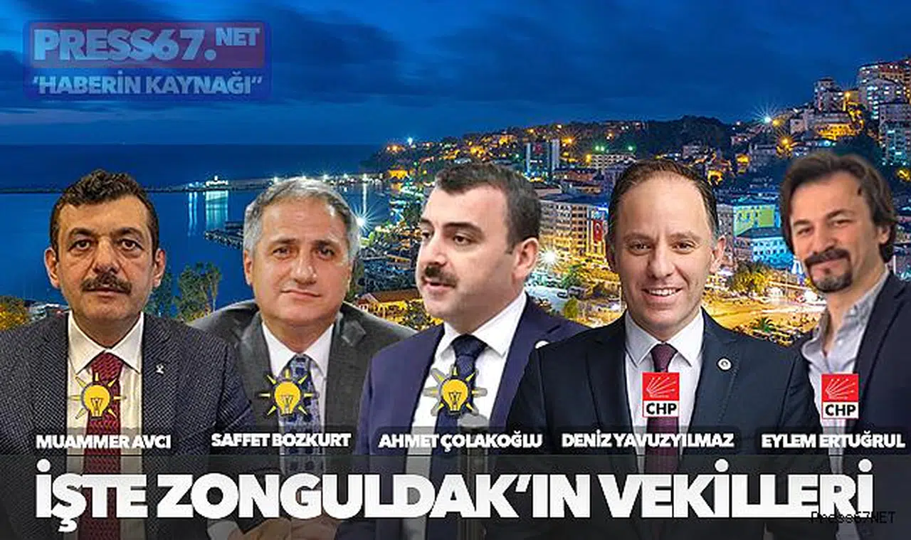 İşte Zonguldak'ın yeni milletvekilleri!