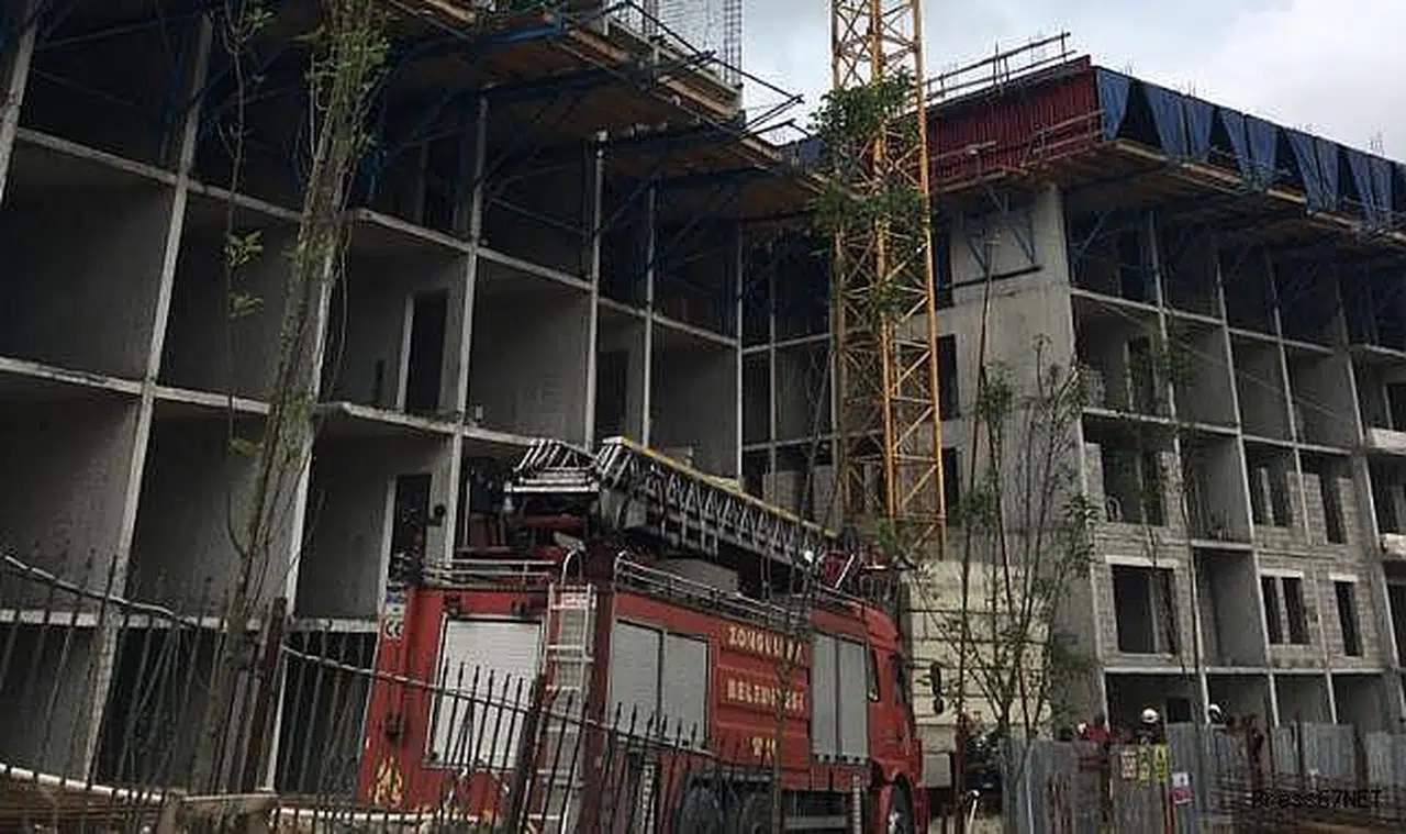 Maaşını alamayan işçiler intihar eylemi başlattı