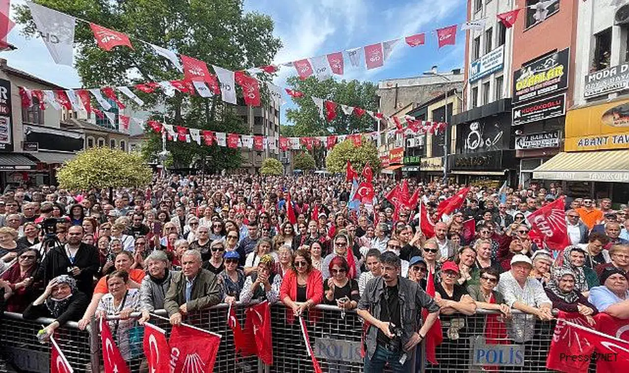 Millet İttifakı mitingi Çaycuma'da gerçekleşti