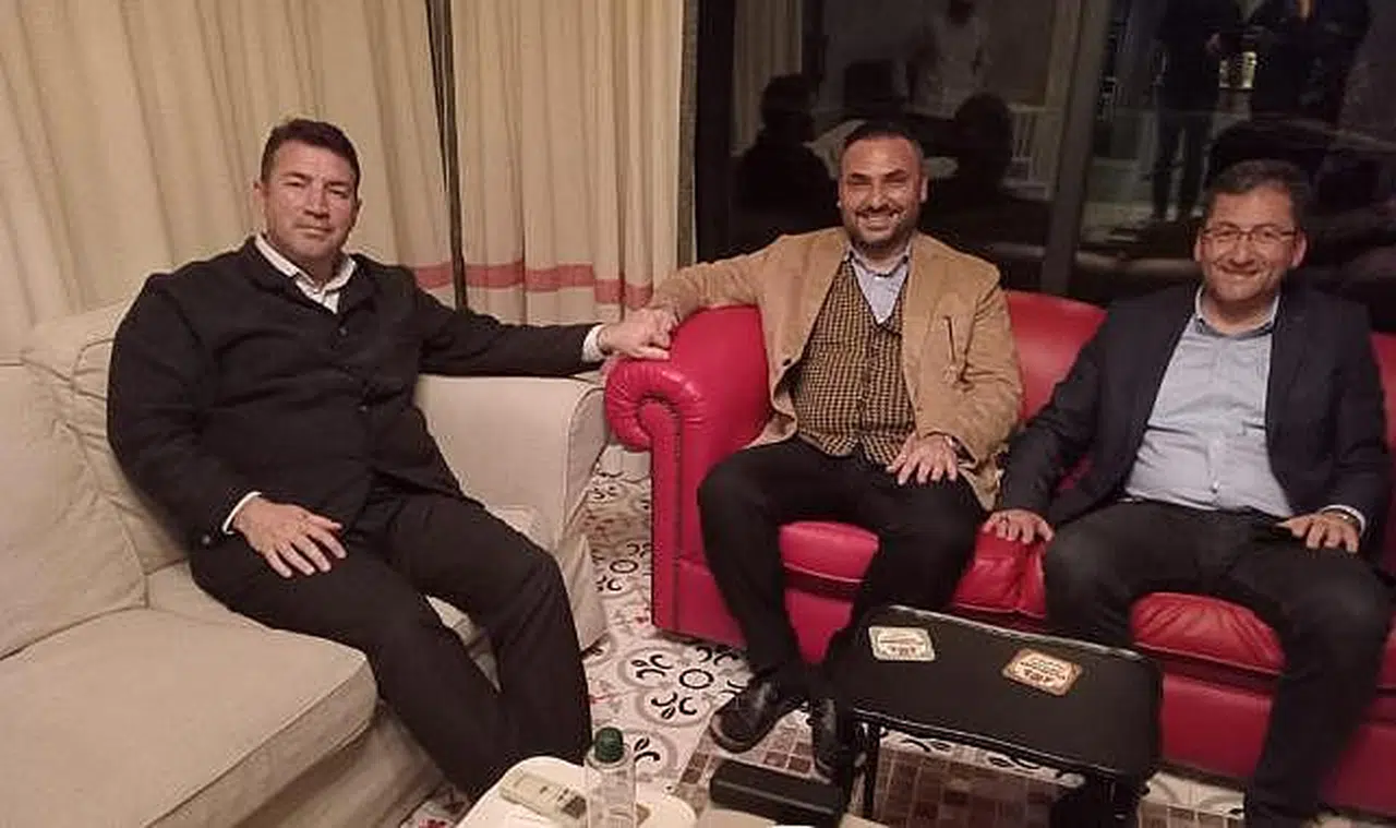 Nejdet Tıskaoğlu, Özcan Ulupınar'ı ziyaret etti