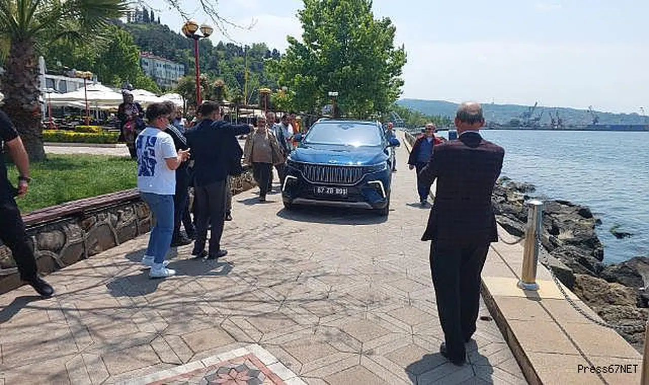 Togg Kdz. Ereğli'de ilgi odağı oldu