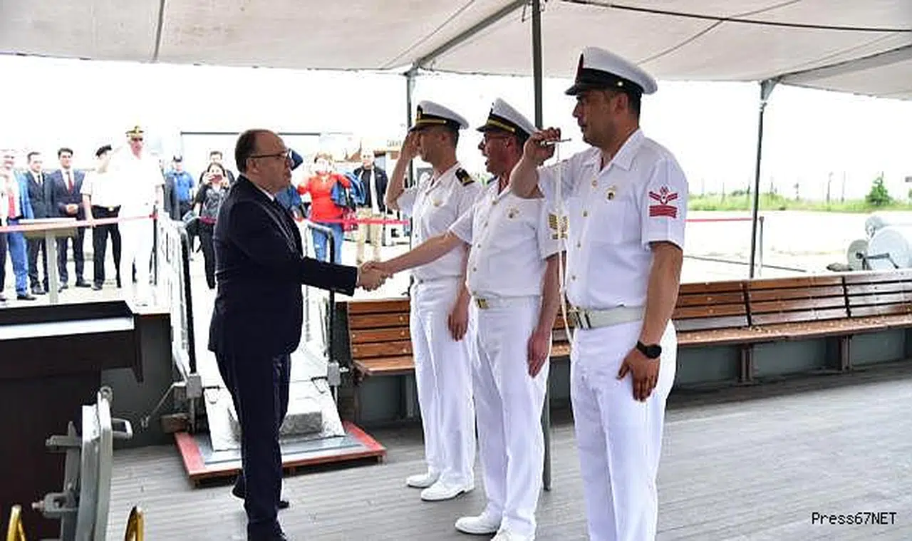 Vali Mustafa Tutulmaz, TCG Nusret Mayın Gemisi'nde