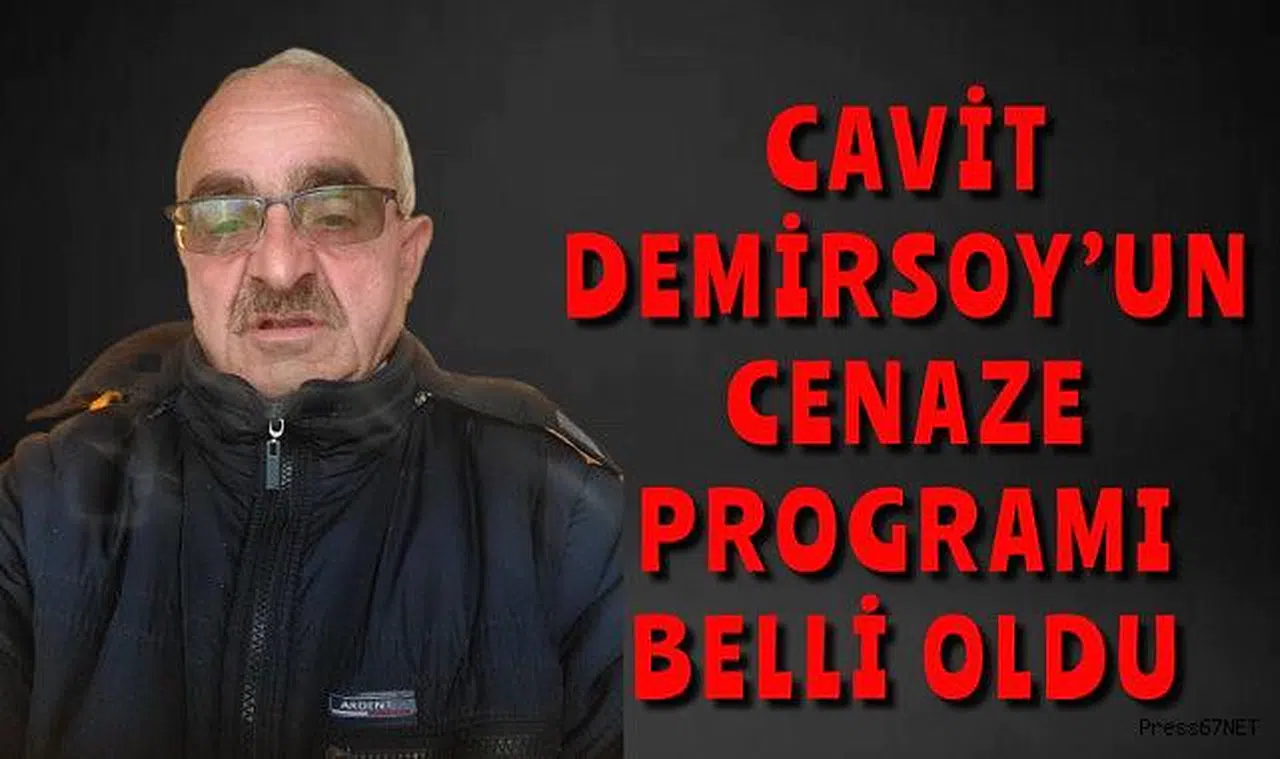 Cavit Demirsoy’un cenaze programı belli oldu