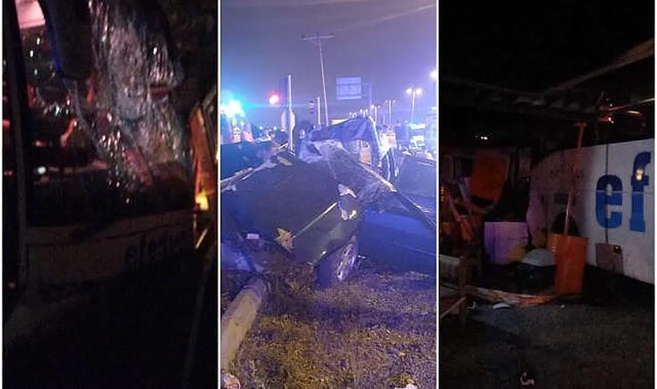 Çaycuma'da otobüs ile otomobil çarpıştı; Ölü ve yaralılar var!