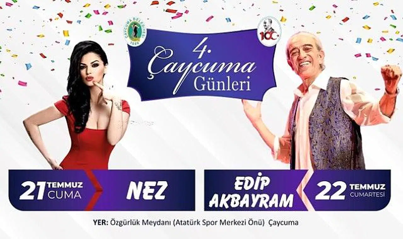 Çaycuma Günleri programı belli oldu