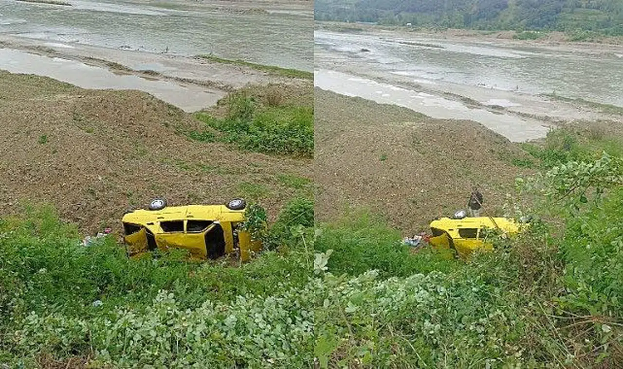 Direksiyon hakimiyetini kaybetti, Filyos Nehrine düşüyordu! Ölümden döndü
