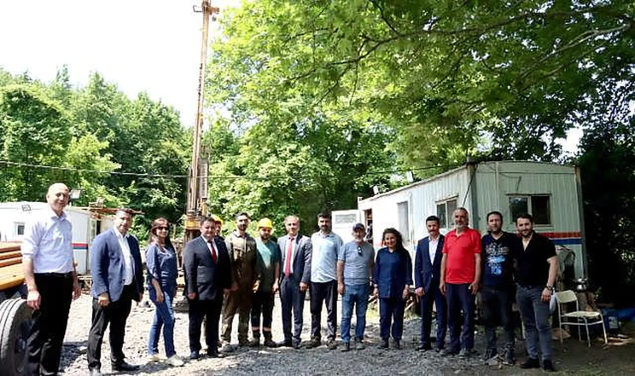 GMİS heyeti, MTA Kandilli Sondaj Kampı’nı ziyaret etti