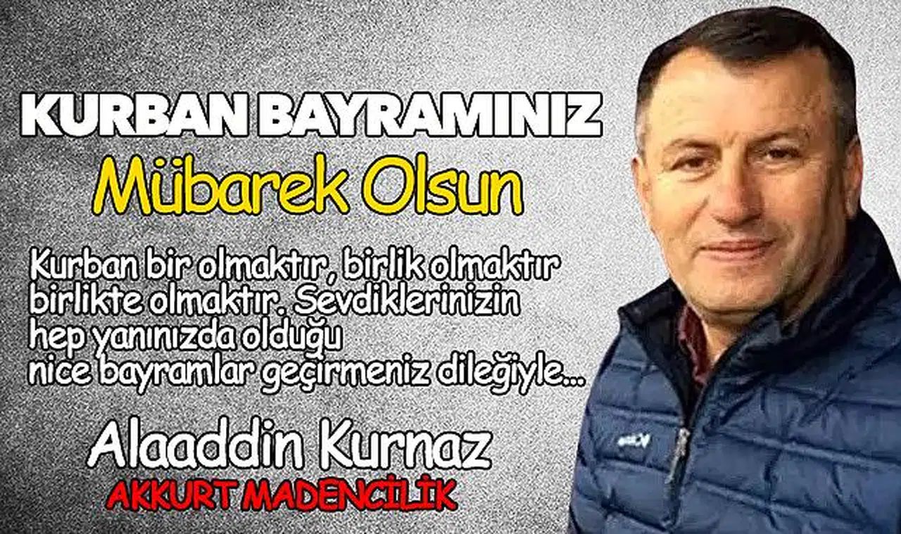 İşadamı Alaattin Kurnaz Kurban Bayramı'nı kutladı