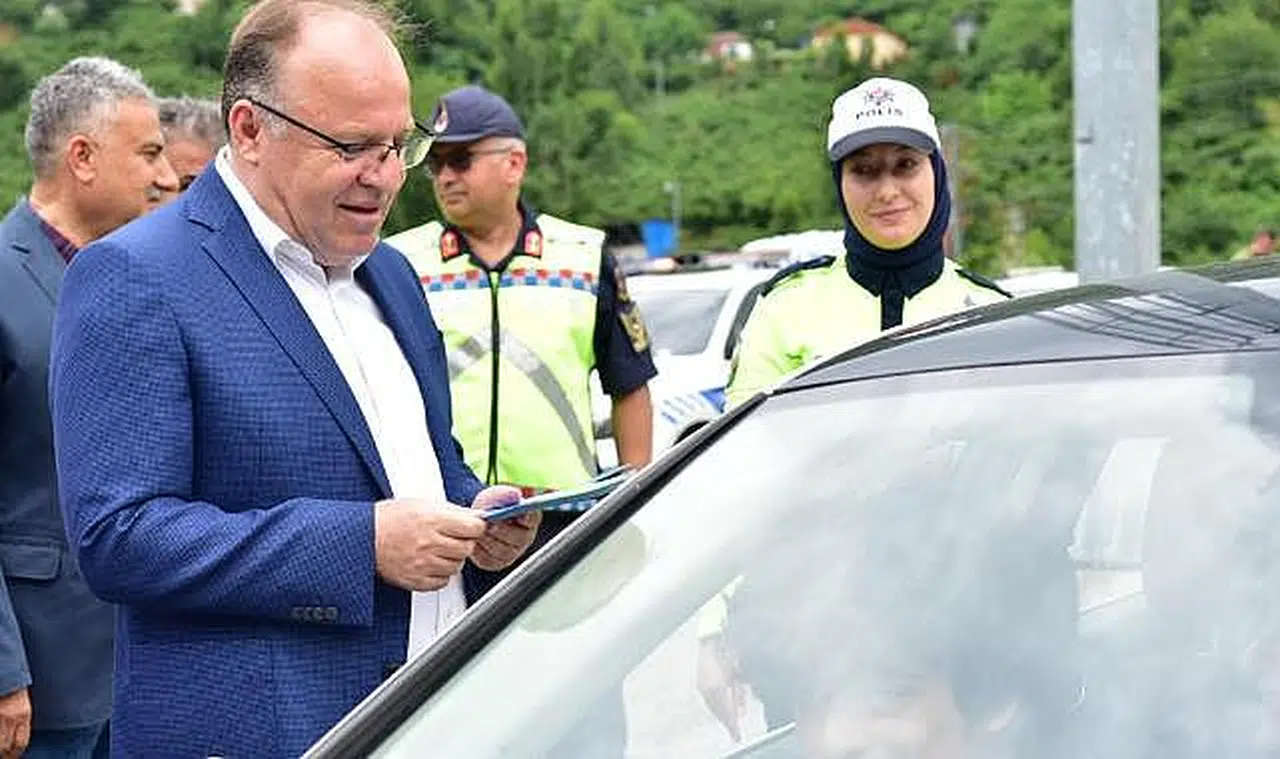 Parka eğlenmeye giderken ceza yedi!