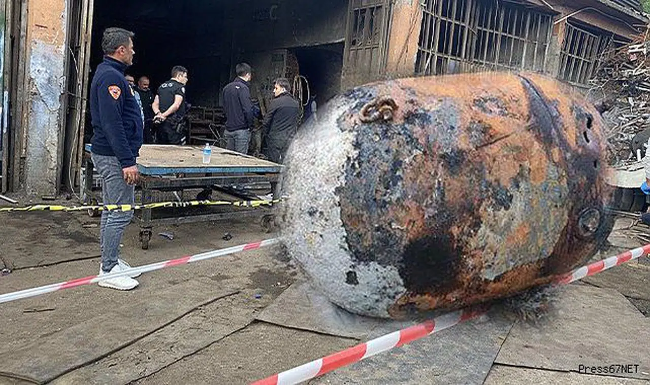 Sanayi sitesindeki patlama deniz mayını mı?