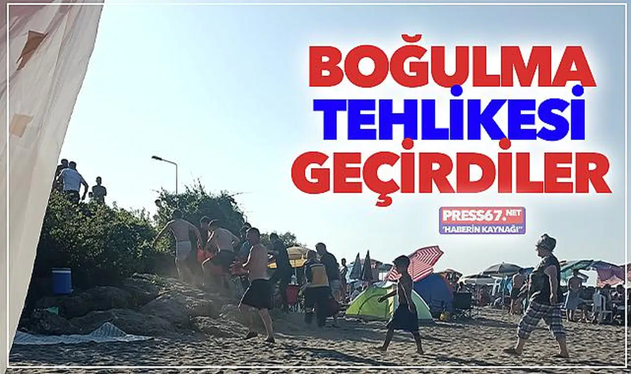 Denizde korku dolu anlar!