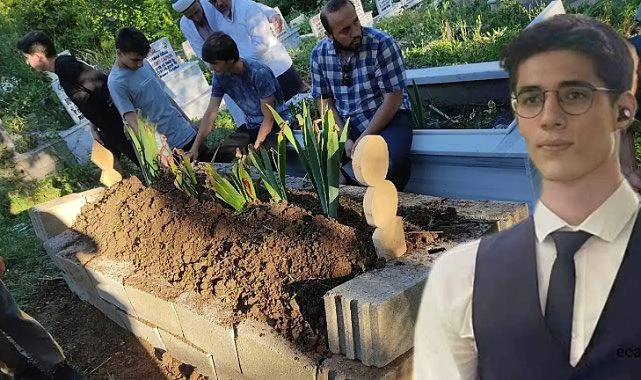 Denizden cansız bedeni çıkan Muhammet Emin defnedildi