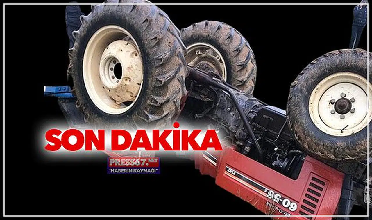 Traktörün altında can verdi!