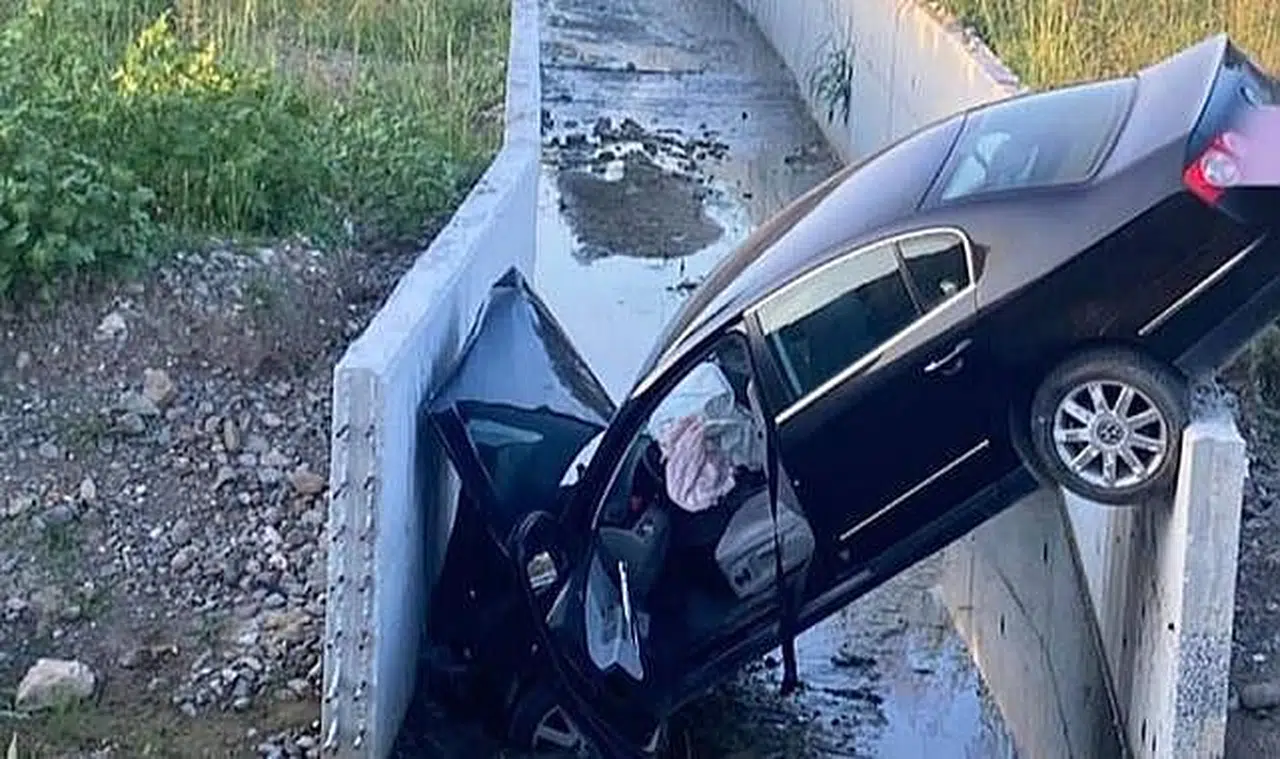 Alaplı’da kaza! Beton blokların arasına düştü
