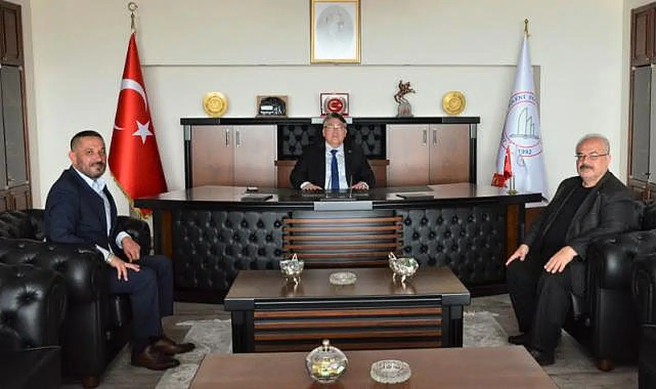 Eğitim Bir Sen Genel Sekreter Yardımcısı Çetin’den Rektör Özölçer’e Ziyaret
