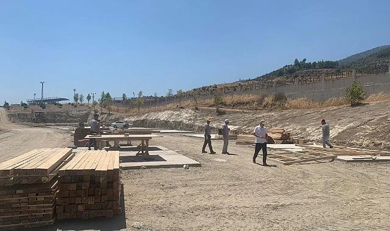 Hatay şantiyesi kuruluyor