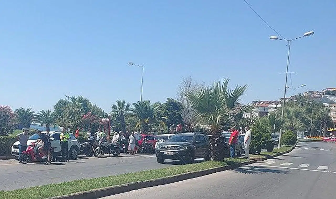 Motor kazasında 4 kişi yaralandı