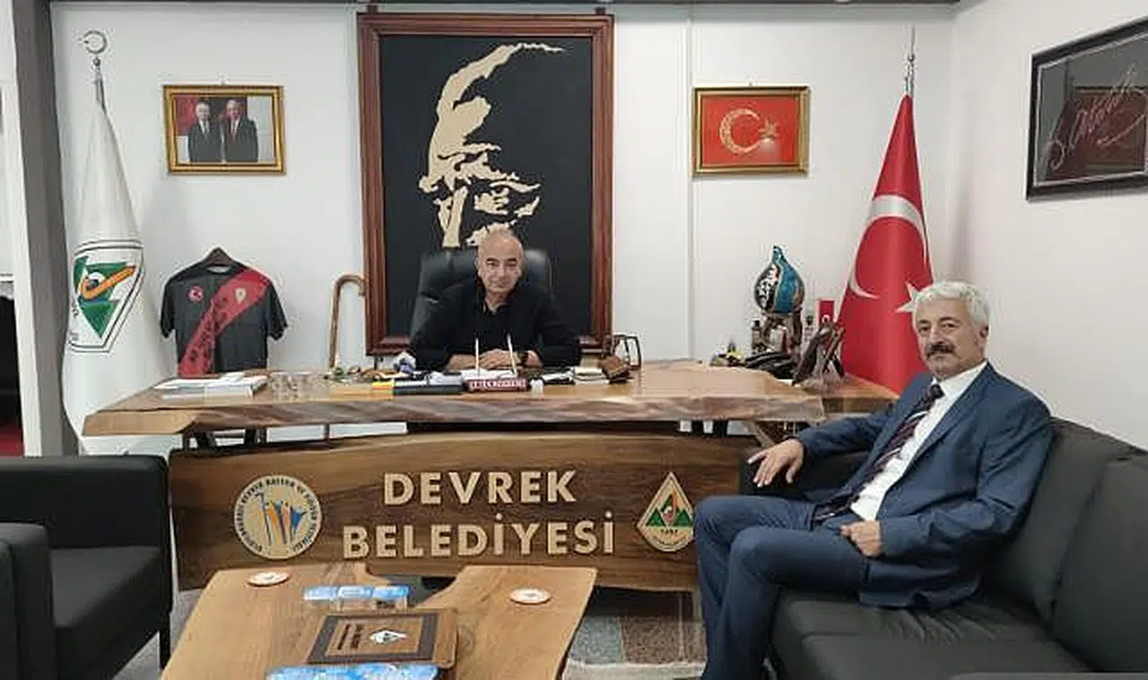 Cezaevi Müdürü'nden Devrek Belediyesi'ne ziyaret