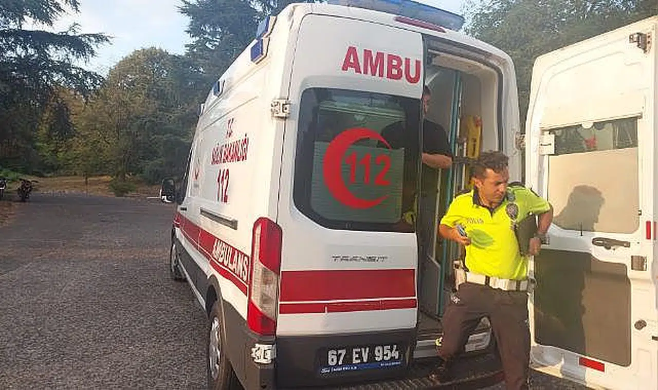 Yamaçtan aşağıya uçtu, ekipler müdahale etti!