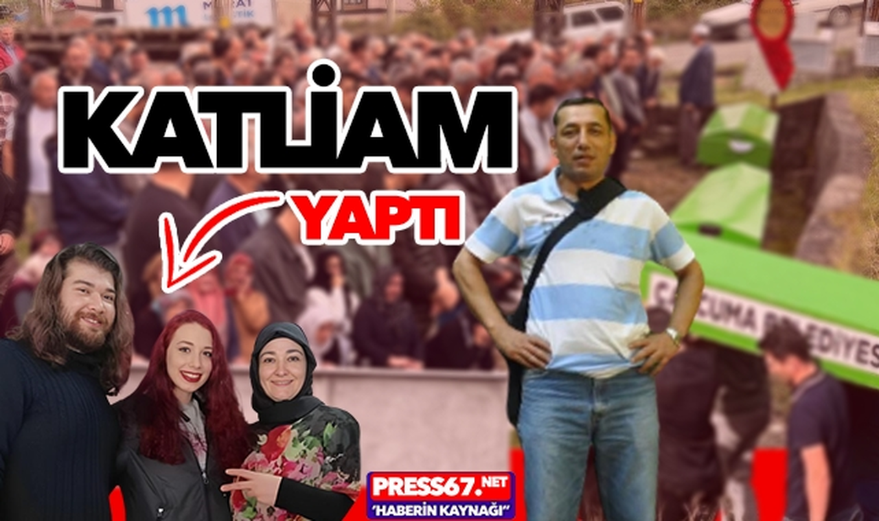 Emekli uzman çavuşun katlettiği eşi ve oğlu toprağa verildi  