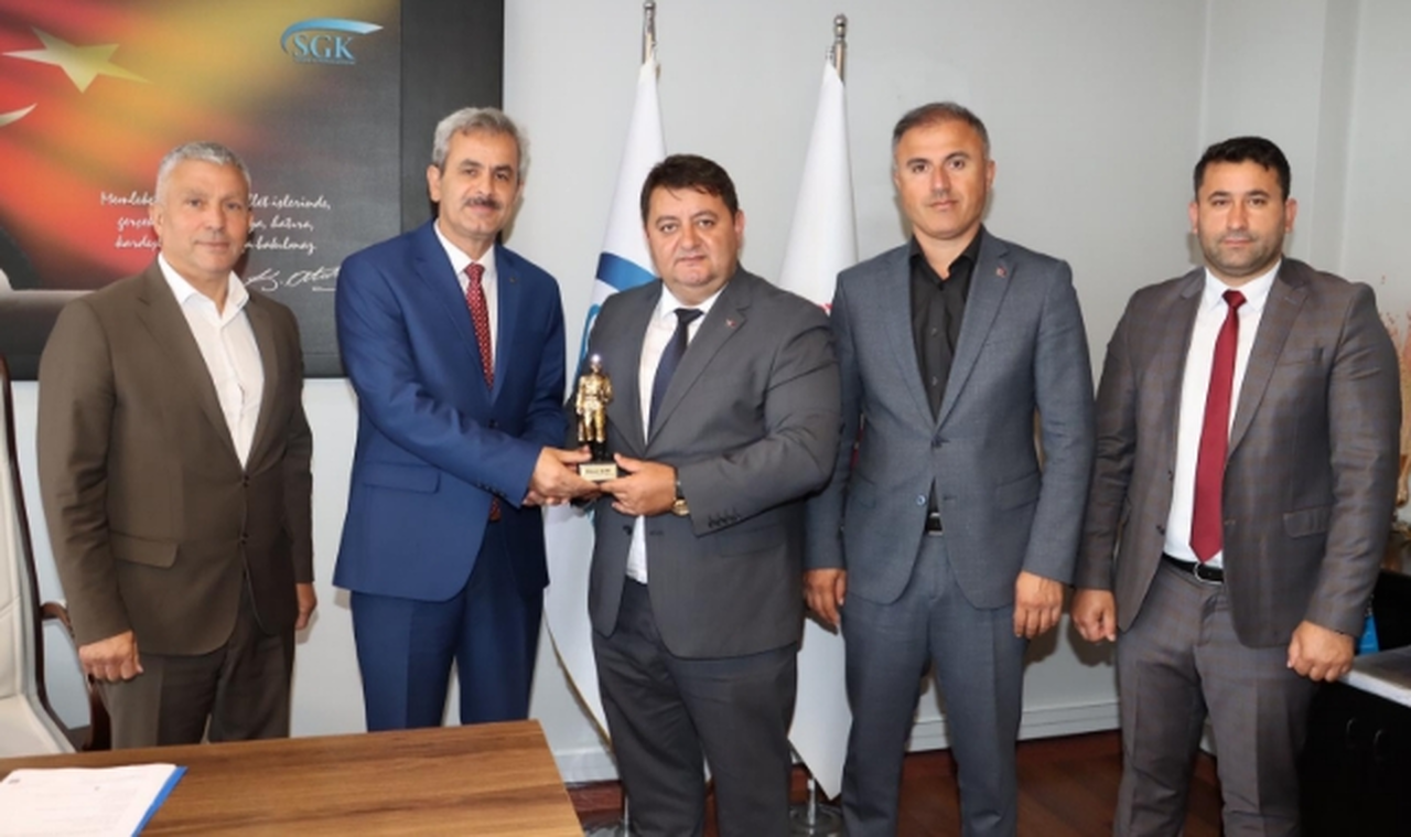 GMİS Yönetim Kurulundan SGK İl Müdürüne ziyaret