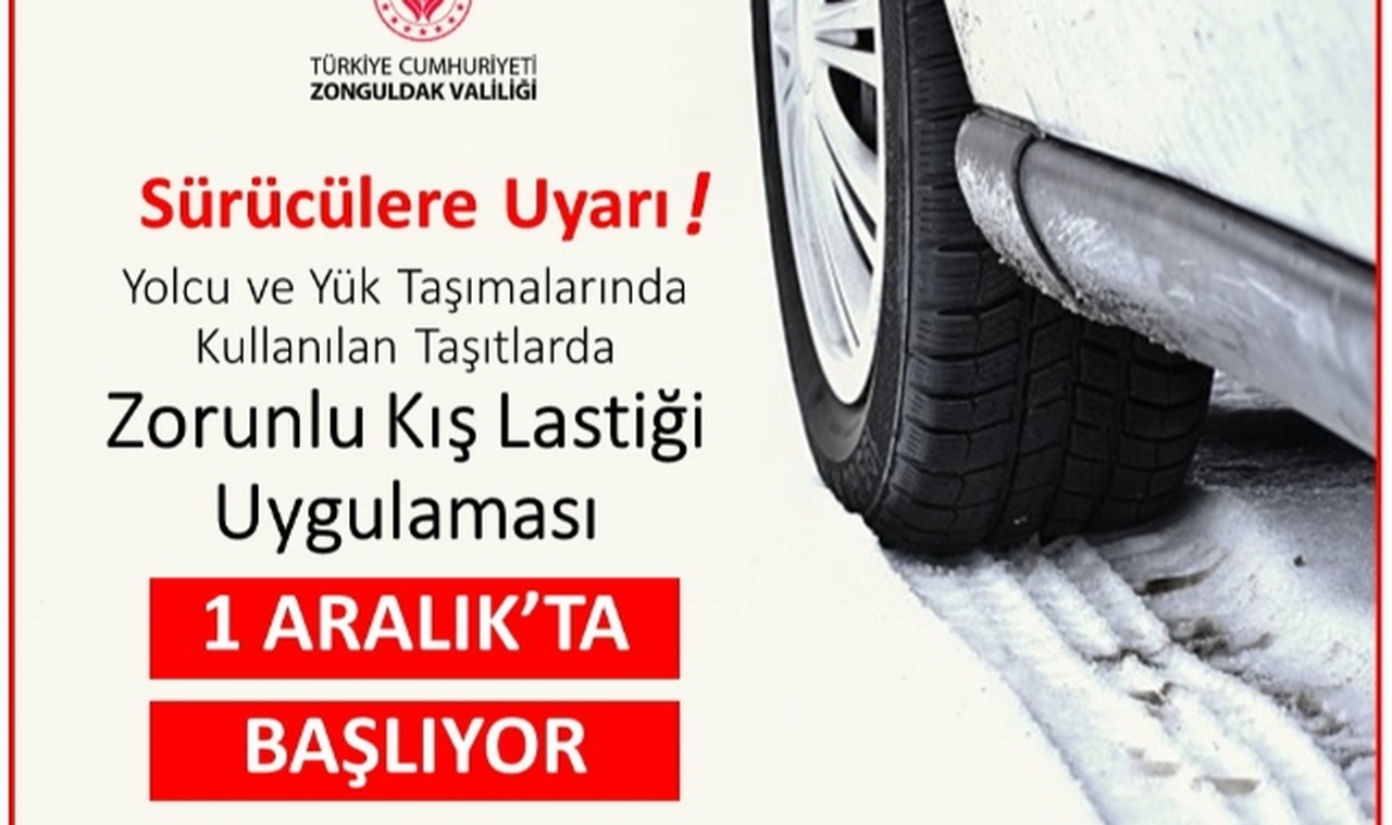 1 Aralık'ta Başlıyor: Sürücüler Dikkat!