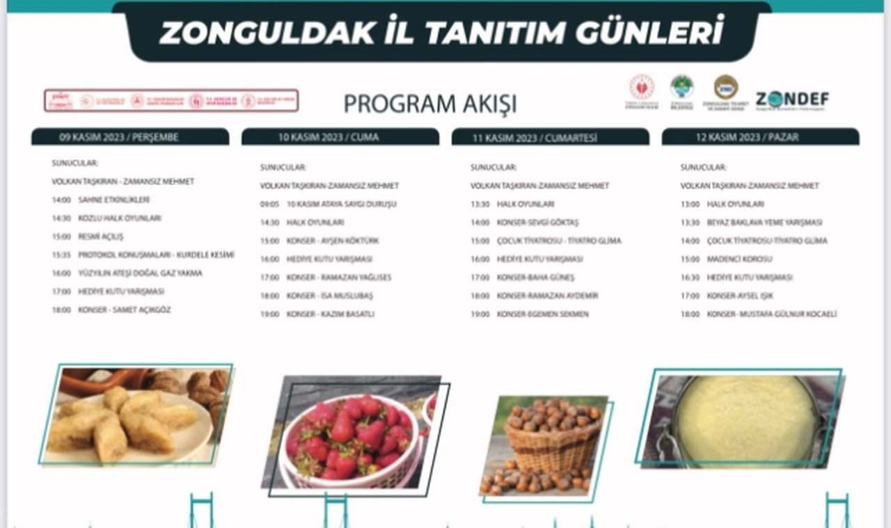 Zonguldak Tanıtım Günleri'nin program akışı belli oldu  