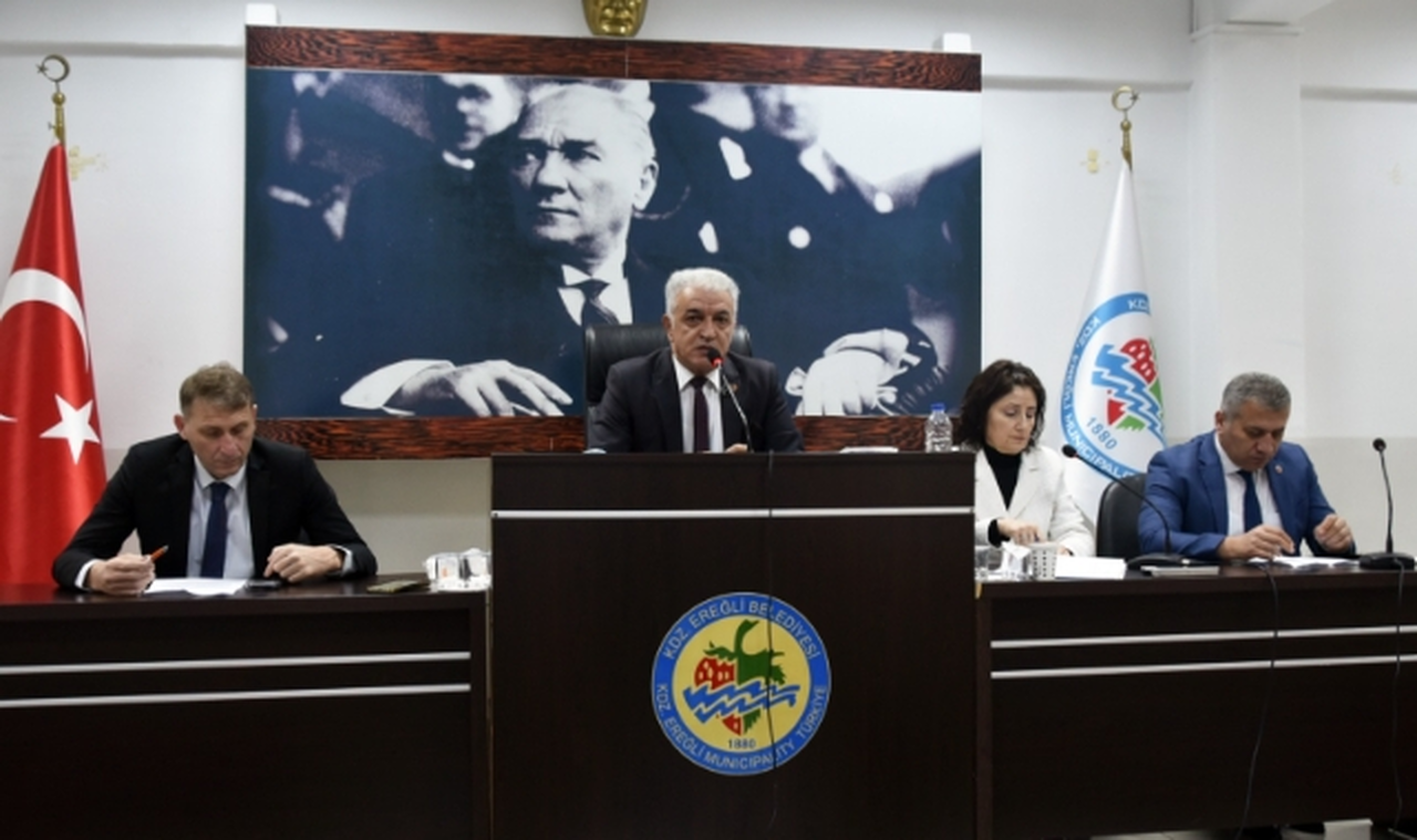 Kdz. Ereğli Belediyesi Aralık ayı meclis toplantısı yapıldı