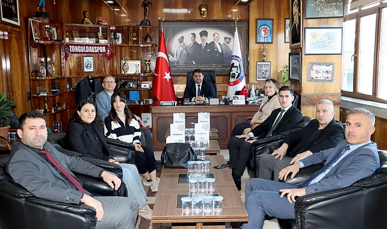 Zonguldak Kömür Jeoparkı Yönetimi’nden GMİS’e ziyaret