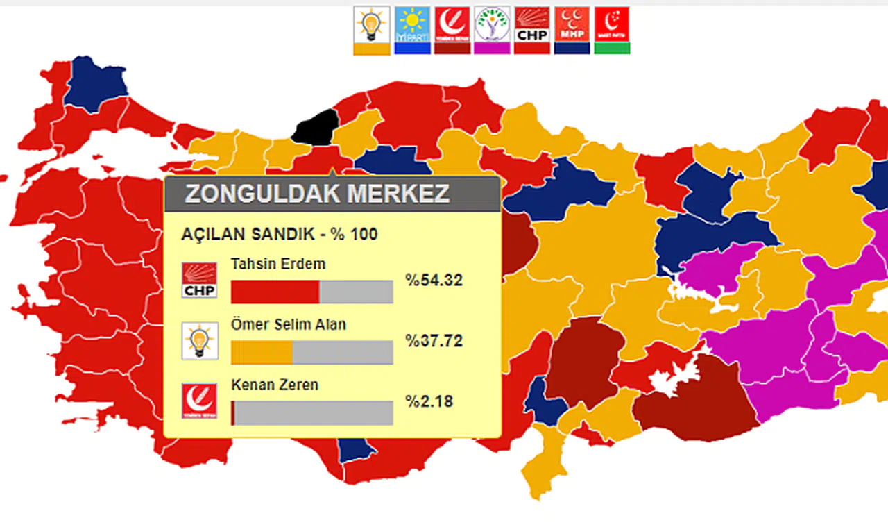 İşte Zonguldak'ın yeni belediye başkanları!