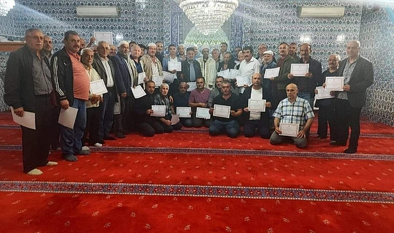 Şentepe Camisi'nde baba okulu semineri düzenlendi