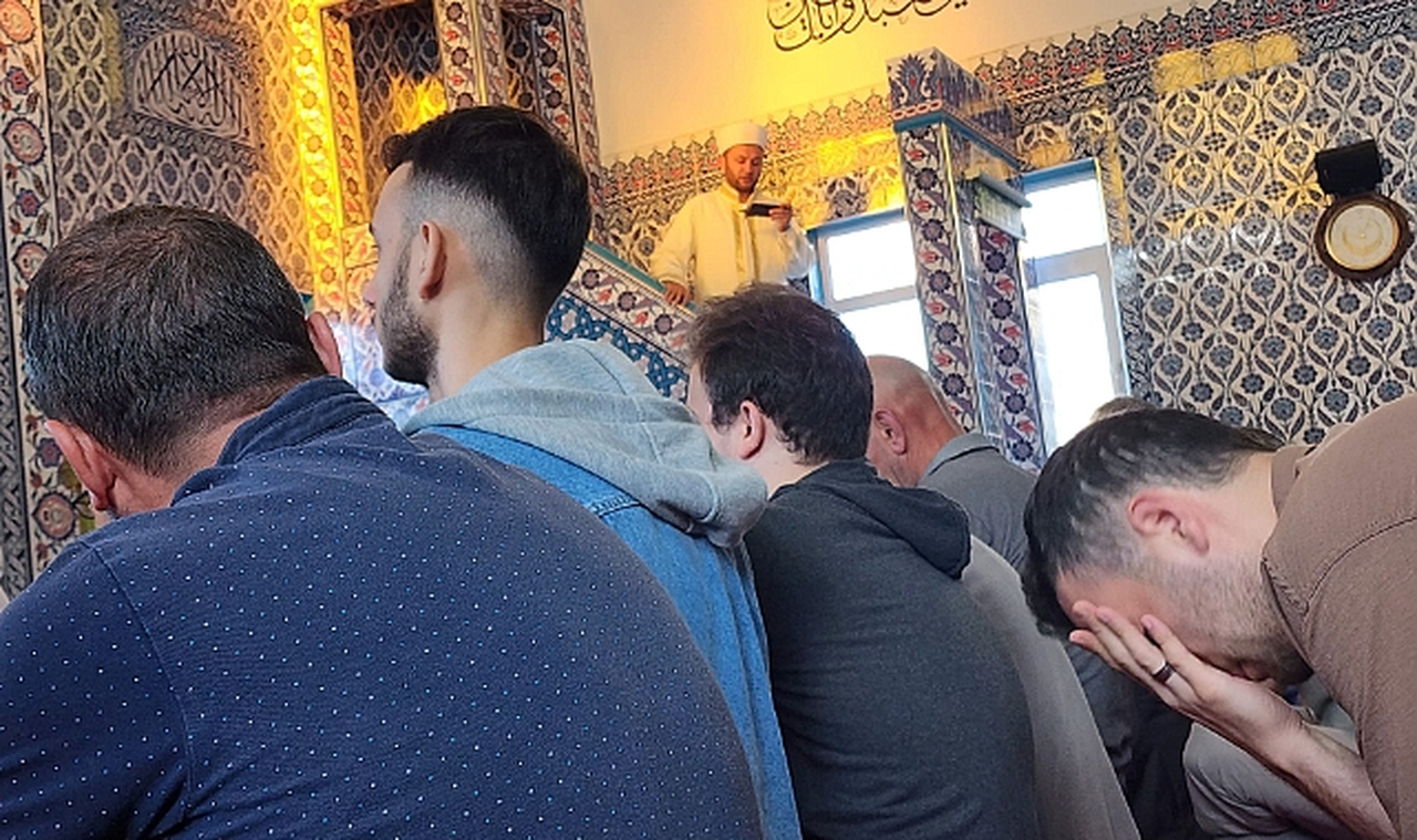 Bayram namazında "Filistin" vurgusu!