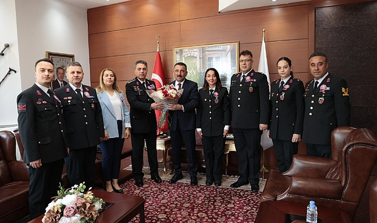 Jandarmadan Vali Hacıbektaşoğlu'na ziyaret