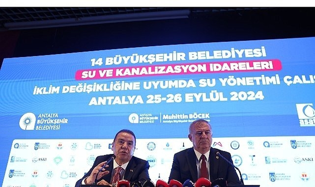 14 Büyükşehir Belediyesi'nin su ve kanalizasyon idareleri Antalya'da buluştu