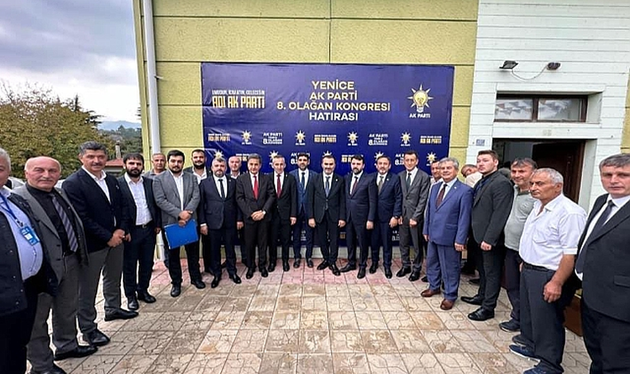 AK Parti Yenice'de 8. Olağan İlçe Kongresini Gerçekleştirdi