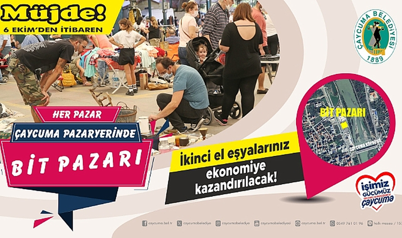 Çaycuma’da bitpazarı açılıyor
